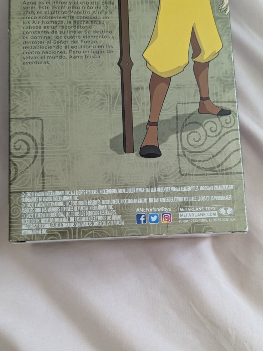 McFarlane Avatar The Last Airbender Aang 7in Figure - Picture 9 of 16